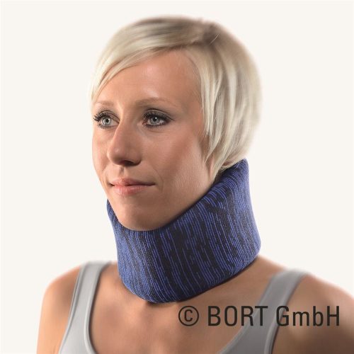 bort MEDICAL, Bort Cervicalstütze Eco 7.5cm/-45cm, blau/schwarz (1 Stk)