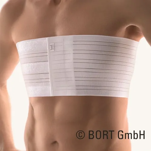 PDM to be maintained, Bort Elastischer Rippengürtel für Herren Gr. XL weiß