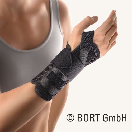 bort MEDICAL, Bort ManuStabil Handgelenk kurz, Grösse L, rechts, schwarz (1 Stk)