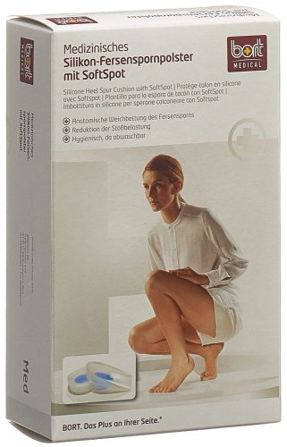 bort MEDICAL, Bort Silikon-Fersenspornpols SoftSpot, Grösse L-44 (1 Paar)
