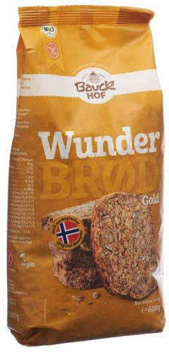 Bauckhof, Bauckhof Wunderbrot Gold Brotbackmischung (600g)