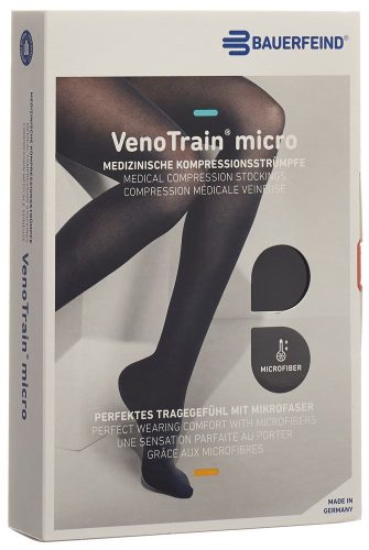 VenoTrain, VenoTrain micro AG KKL2 Grösse M n/s gFs schwarz MikroNoppe (1 Paar)