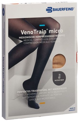 VenoTrain, VenoTrain micro AG KKL2 Grösse M n/s oFs creme MikroNoppe (1 Paar)
