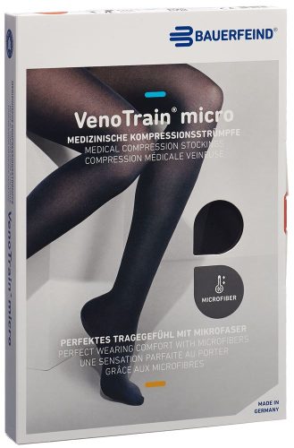 VenoTrain, VenoTrain micro AG KKL2 Grösse S p/l gFs schwarz MikroNoppe (1 Paar)