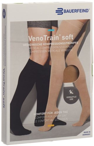 VenoTrain, VenoTrain soft AD KKL2 Grösse S n/s gFs caramel (1 Paar)