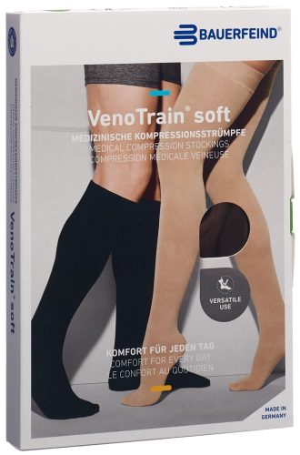 VenoTrain, VenoTrain soft AD KKL2 Grösse S p/s gFs schwarz (1 Paar)