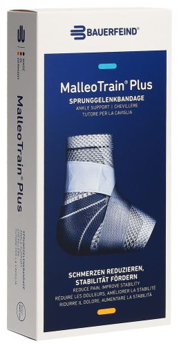 MalleoTrain Plus, MalleoTrain Plus Aktivbandage Grösse 4 rechts titan (1 Stk)