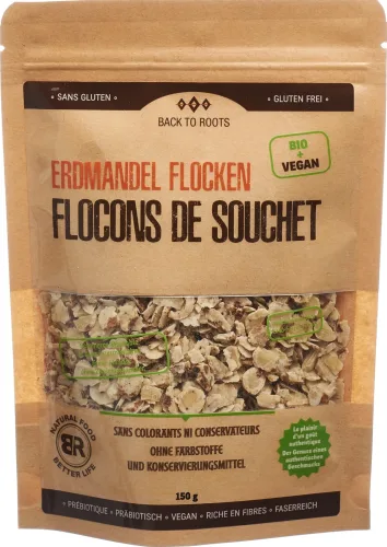 BACK TO ROOTS, BACK TO ROOTS Erdmandeln Flocken Bio (150g)