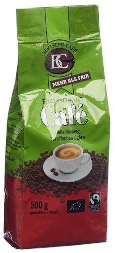 morga, MORGA BC BERTSCHI Bio Bravo Café, Bohnen gemahlen hell (500g)
