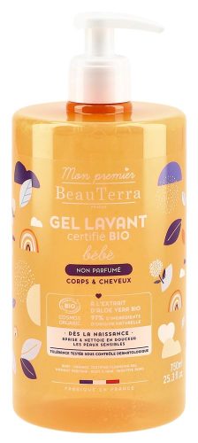 BeauTerra, BeauTerra Baby Duschgel ohne Parfum Bio (750ml)