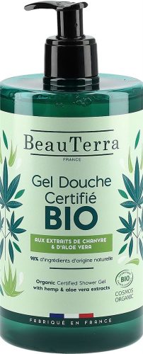 BeauTerra, BeauTerra Duschgel Hanf & Aloe Vera Bio (750ml)