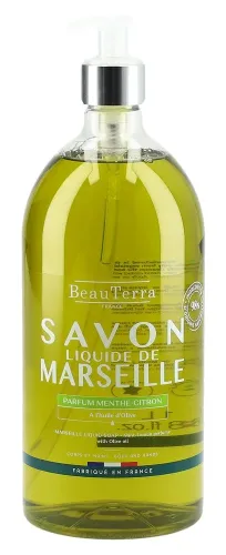 BeauTerra, BeauTerra Flüssigseife Marseille Minze-Zitrone (1000ml)