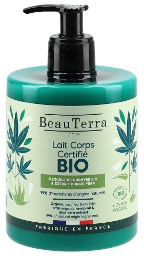 BeauTerra, BeauTerra Körpermilch Hanf & Aloe Vera Bio (500ml)