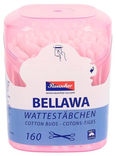 BELLAWA, BELLAWA Wattestäbchen Runddose (160 Stk)