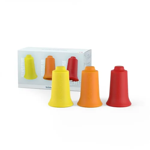 BellaBambi, BellaBambi Schröpfsauger "Original", 1x Gelb, 1x Orange, 1x Rot, Trio