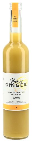 Ben's GINGER, Ben's GINGER Ingwer-Pfirsichkonzentrat Bio (500ml)