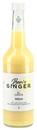 Ben's GINGER, Ben's GINGER Ingwerkonzentrat Bio (500ml)