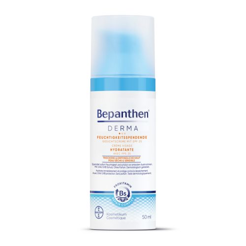 Bepanthol, Bepanthol DERMA Feuchtigkeitsspendende Gesichtscreme mit LSF 25 (50ml)