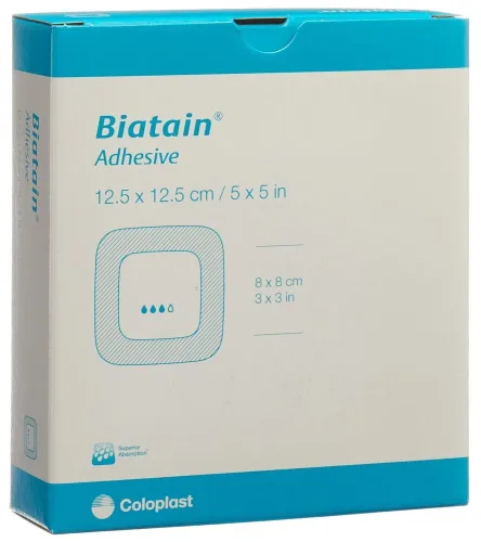 Coloplast, Biatain Adhesive 12.5x12.5cm (10 Stk)