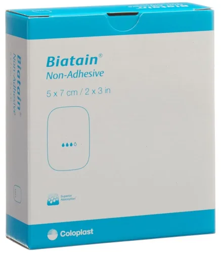 Coloplast, Biatain Non-Adhesive 5x7cm (10 Stk)