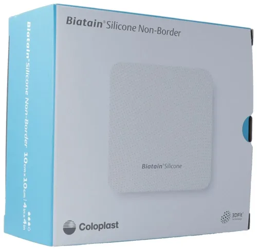 Coloplast, Biatain Silicone Non Border 10x10cm (10 Stk)