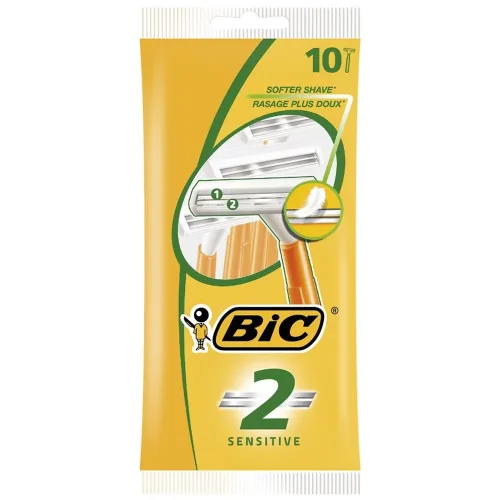 BIC, Bic 2 Sensitive Einwegrasierer 2 Klingen 10 Stück