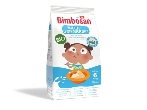 Bimbosan, Bimbosan Milchgriess Bio - Ab 6 Monaten, mit Schweizer Milch