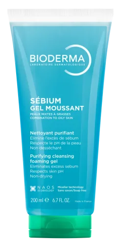 Bioderma Sébium Gel Moussant Tb 200 ml