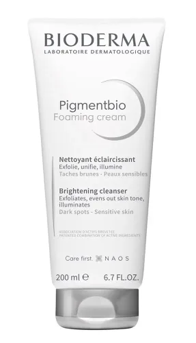 BIODERMA, BIODERMA - Pigmentbio Foaming Cream – Aufhellende Reinigungscreme - gegen braune Flecken, 200 ml