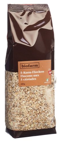 biofarm, biofarm 5-Korn-Flocken Knospe (500g)