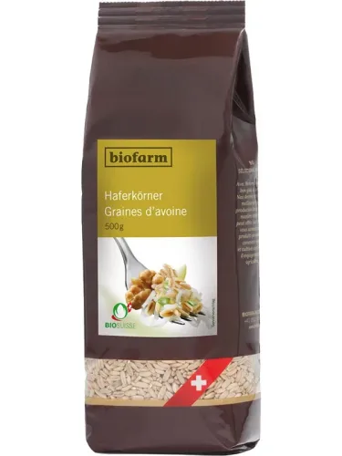 biofarm, biofarm Bio Haferkörner Knospe (500g)