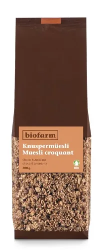 biofarm, Biofarm Knuspermüesli Amarant Choco (500g)