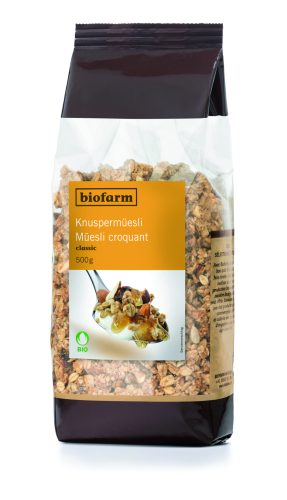 biofarm, Biofarm Knuspermüesli Classic Knospe (500g)