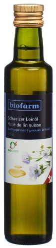 biofarm, Biofarm Leinöl CH Knospe Bio Suisse (2.5dl)