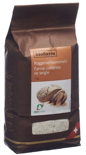 biofarm, biofarm Roggenvollkornmehl Knospe (1kg)