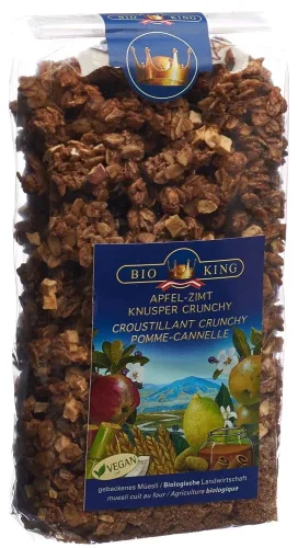 BioKing, BioKing Knusper Crunchy Apfel Zimt (375g)