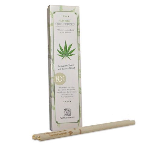 Biosun, BIOSUN Hannahannah Ohrkerzen Cannabis (5 Paar)