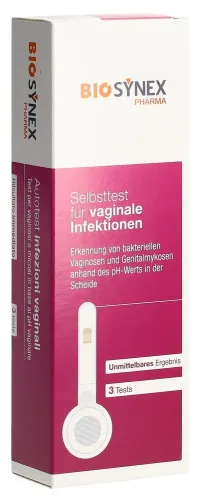 Biosynex, BIOSYNEX Selbsttest Vaginalinfektionen (3 Stk)