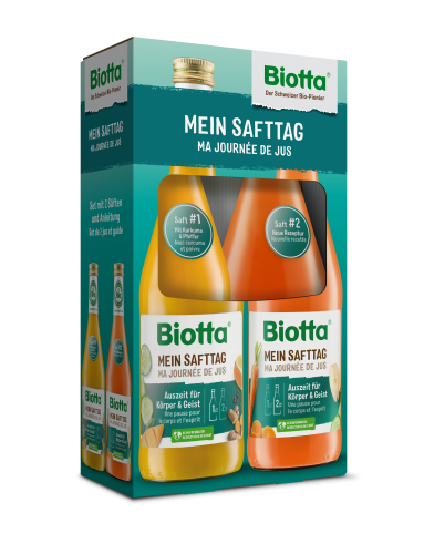 Biotta, Biotta Mein Safttag Set (2x500ml)