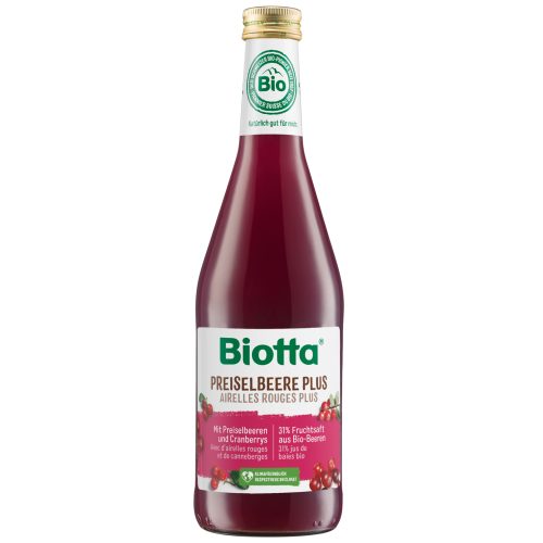 Biotta, Biotta® BIO Preiselbeere Plus