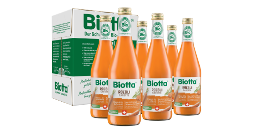 Biotta, Biotta Demeter Rüebli-Orange-Ingwer Saft Bio (6x500ml)