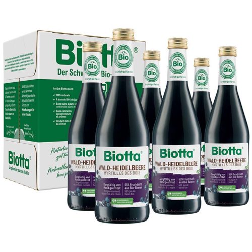 Biotta, Biotta Bio Waldheidelbeere (6x5dl)