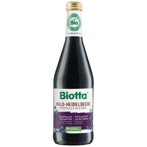 Biotta, Biotta - Wald-Heidelbeere, 500  ml