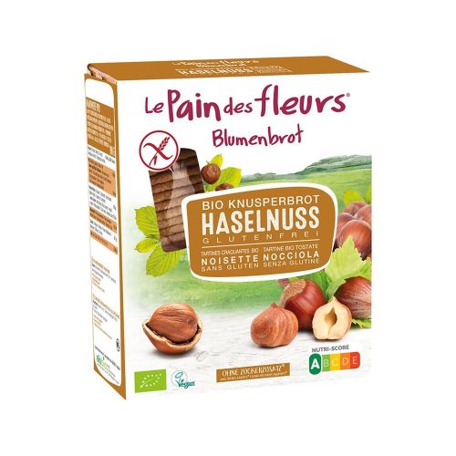 Le Pain des fleurs, Blumenbrot Knusprige Schnitten Haselnuss (150g)