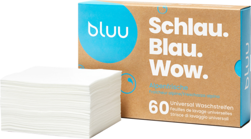 bluu, bluu - Universal Waschstreifen, 60 Stück