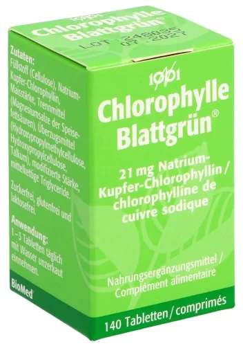 Blattgrün, Blattgrün 1001 Chlorophylle Tabletten (140 Stk)