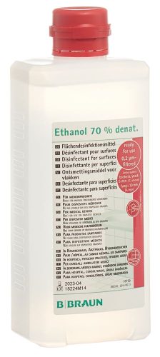 B. BRAUN, B. BRAUN Ethanol 70 % für Flächen Ovalflasche (500ml)