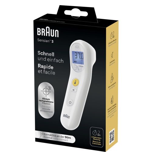 Braun, No touch Thermometer Sensian 3 BNT050WE