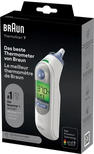 Braun, Braun Fieberthermometer "ThermoScan 7 IRT 6520WE"