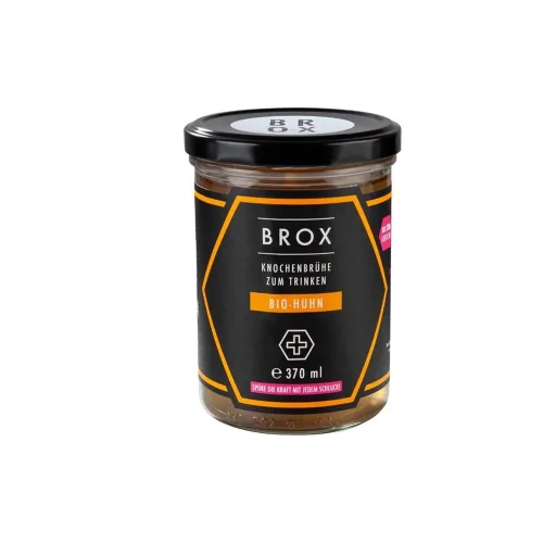 BROX, BROX Knochenbrühe Huhn Glas (370ml)
